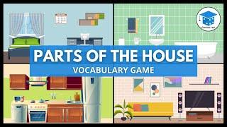 Parts Of The House Vocabulary Game | Rooms And Furniture Of The House