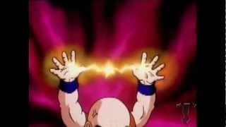 Krillin kills Saibamen