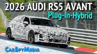 2026 Audi RS5 Avant B10 Prototype Plug-In-Hybrid Continues Endurance Testing At The Nürburgring