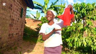 Making Reusable Sanitary Pads In The Village