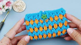 Stunning Crochet Stitches with Card Holder | Crochet Gift Ideas | ViVi Berry DIY