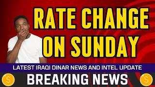  Iraqi Dinar  Rate will change on Sunday  Today IQD to Dollar RV News Guru Updates Exchange 