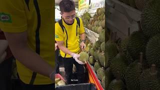 Fresh Durian Unboxing - Fruit Cutting Skills