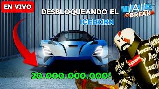 Desbloqueando el nuevo ICEBORN!! | Roblox Jailbreak en vivo