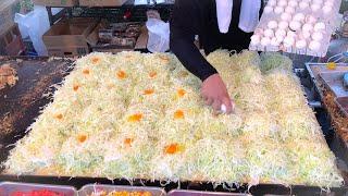 japanese street food - okonomiyaki