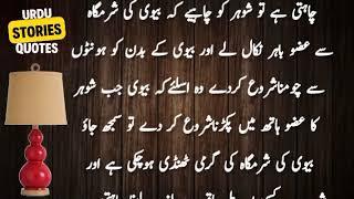 biwi ke sath humbistari mein yah 3 kam lajmi kare / woman quotes/ motivation/urdu stories Quotes