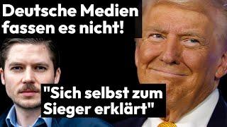 Trump hat sich selbst zum Sieger erklärt | Deutsche Medien verbreiten Fake News nach Trump-Sieg