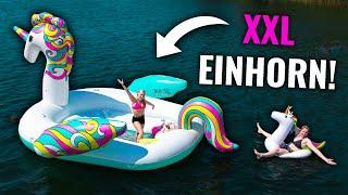 XXL EINHORN AUF DEM SEE! (Kamera im See verloren...) mit MERLE UND DIMA! - Itsmisabell