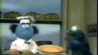 Cookie Monster at the bakery - Classic Sesame Street