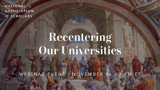 Recentering Our Universities