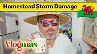 175. Homestead Storm Damage  Vlogmas 15 - Living Alone in Wales (December 2024)