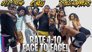 RATE 1-10 BUT FACE TO FACE! (ft. DRILL RAPPERS)