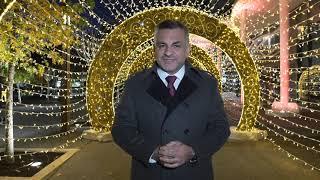 Sébastien LEROY, Maire de Mandelieu-La Napoule, vous souhaite un joyeux Noël en vidéo