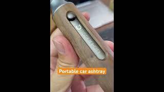 Portable car ashtray, ashtray collection and organization