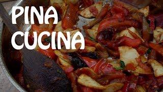 How to cook Pepe è Patate (Capsicum and Potato) - Pina Cucina Ep. 1