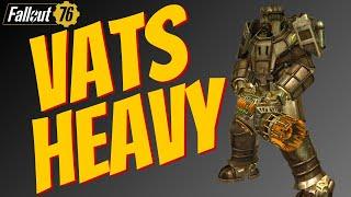 Fallout 76 - Full Health VATS Heavy Gunner Build