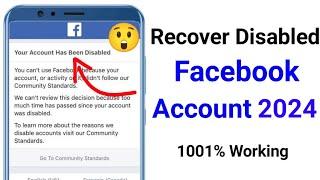 How to Recover Disabled Facebook Account Step by Step | Facebook Disabled Account Recovery 2024