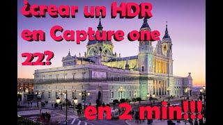 tutorial HDR con capture one 22