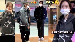 Video Of Lee Junho and Imyoona Arrived Nice Cote d'Azur Airport together has gone viral