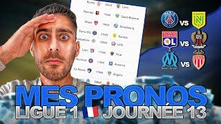  Mes 9 Pronostics LIGUE 1 Paris Sportifs (13e journée)