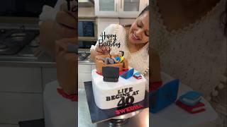 Couch potato 40th birthday cake | unique cake design inspiration #cakeshorts #cakedecoration #cakes