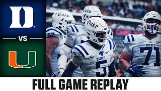 Duke vs. Miami Full Game Replay | 2024 ACC Football