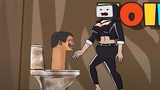 Skibidi Toilet vs TV Girl | skibidi toilet animation