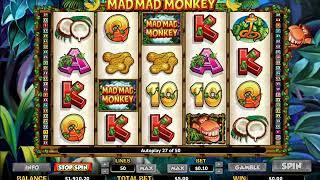 Microgaming - Mad Mad Monkey - Gameplay Demo