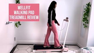 WELLFIT Under Desk Treadmill Review || Foldable Handrails & Adjustable Incline