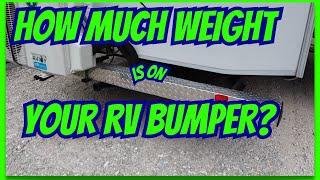 Before your Bumper Fails, DO THIS!  Bumper Support for a RV , 5Th Wheel or Travel Trailer