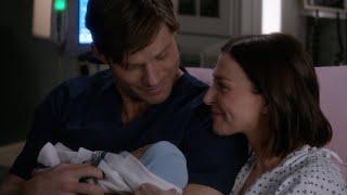 Link and Amelia Together with Their Baby Boy - Grey's Anatomy