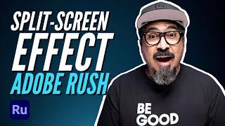 How to Create a Split-Screen Effect in Adobe Rush