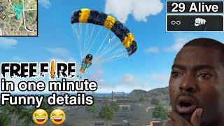 Free Fire in one minute - Funny details/ فري فاير في دقيقة 