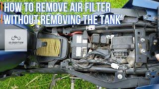 How to Remove Air Filter of MT-15 Without Removing Tank.