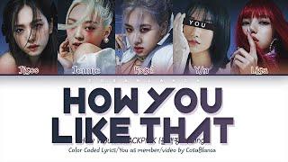 [Karaoke Ver.] BLACKPINK — How You Like That with 5 members | 블랙핑크