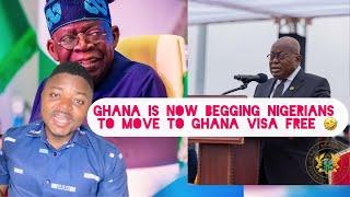 Ghana is Now Begging Nigerians to Move to Ghana Visa Free  They now see the importance of Nigerians