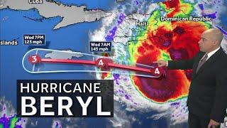 Destructive Hurricane Beryl slams Jamaica Wednesday and Mexico on Friday