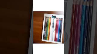 Doms Water Colour Pencil - Painting is now so easy #youtubeshorts