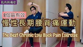 慢性腰背痛怎麼辦？八個最簡單有效腰背痛運動! [Eng Subtitles] The Best Chronic Lower Back Exercises