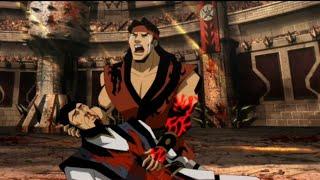 Shao Kahn Kills Lord Raiden scene- Mortal Kombat Legends Battle of the realms