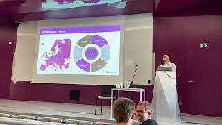 Geoff Ingram presenting at the 5th Cerebellum Day in Bordeaux, France