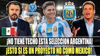 ¡APRENDAN DE ARGENTINA! PRENSA MEXICANA ELOGIA EL JUEGO DE ARGENTINA SIN MESSI y DIMARIA VS CHILE.