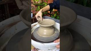 Zeng pottery | Pot Making Pottery | Lao Zeng | Doing This Without #potery #youtubeshorts #funk