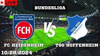 FC Heidenheim VS TSG Hoffenheim Live Match Today Score En Vivo Bundesliga 2024