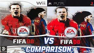 FIFA 08 Nintendo Wii Vs PSP