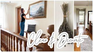 Spring Clean and Decorate with me - Vintage Farmhouse Decorating - Cozy Cottage Decor Ideas