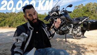 R1250GS What happened after 20,000 km? | LONG TERM Review after 1 year with the BMW 2019