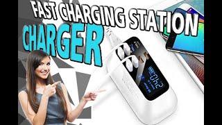 Quick Charge 3.0 USB Station LED Display