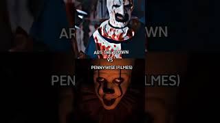 Art (Terrifier) vs Pennywise (It) #movie #pennywise #art #viral #shorts