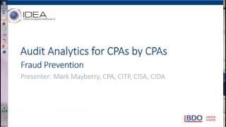 Fraud Prevention:  Key Areas to Test Using Data Analytics